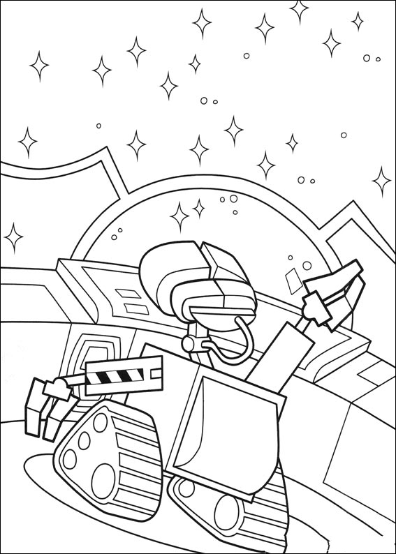 wall e printable coloring pages