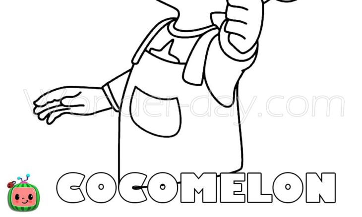 Happy Birthday Cocomelon Coloring Pages Cocomelon Coloringtop