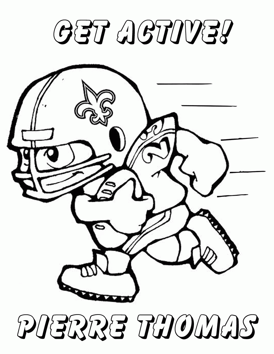 new orleans saints coloring pages