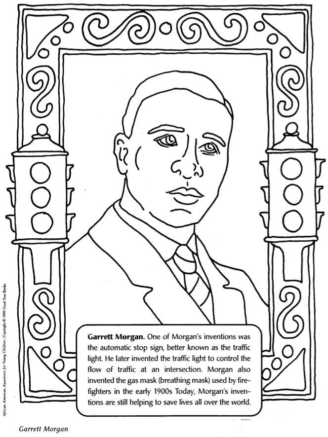 madam cj walker coloring page