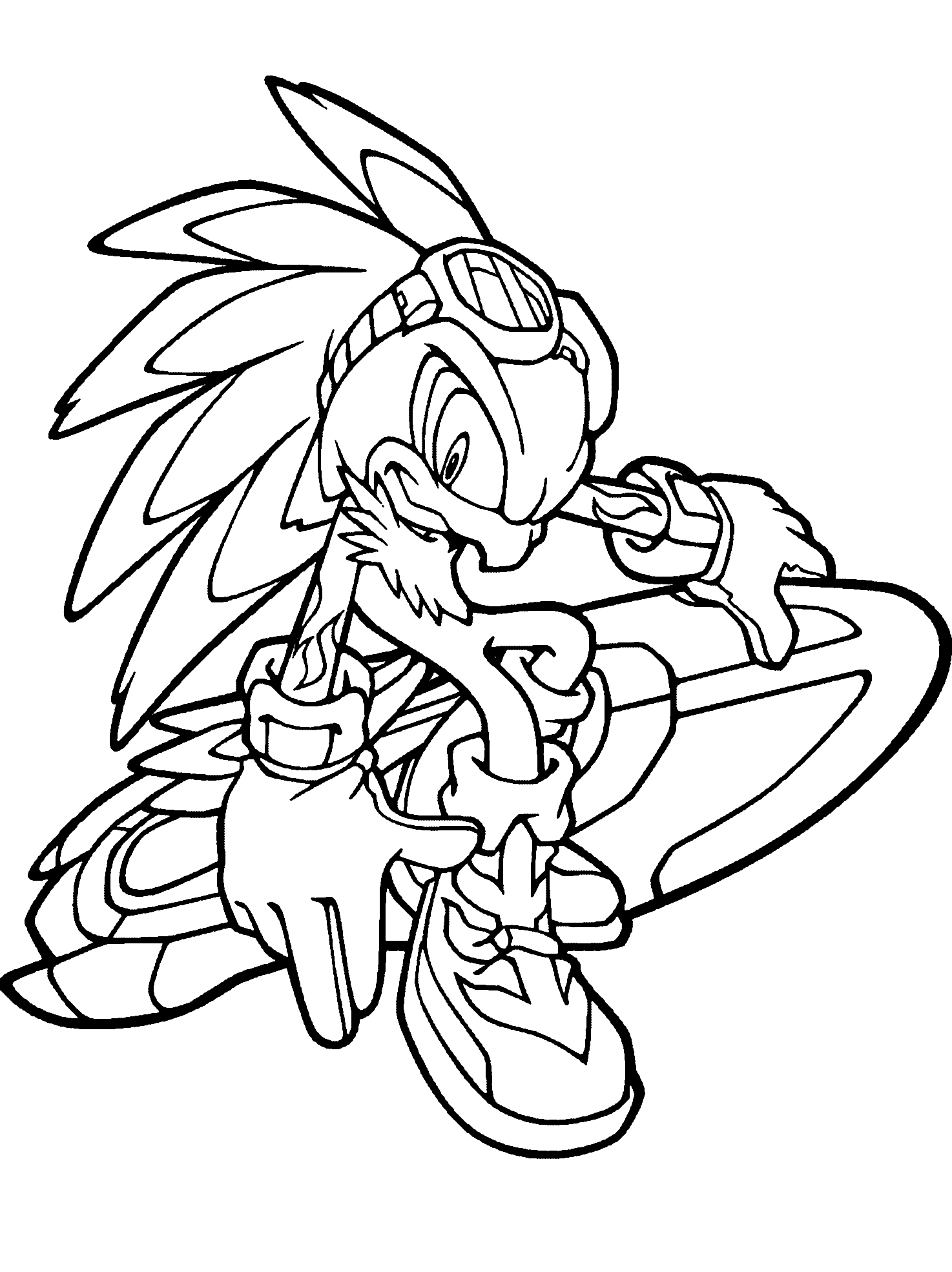 jet the hawk coloring pages