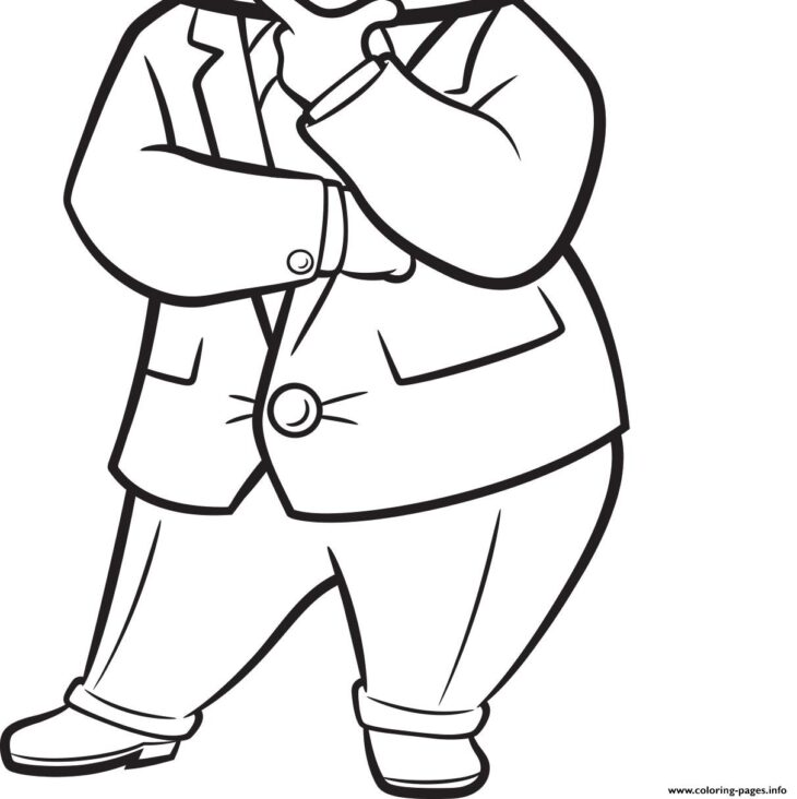 boss baby coloring page