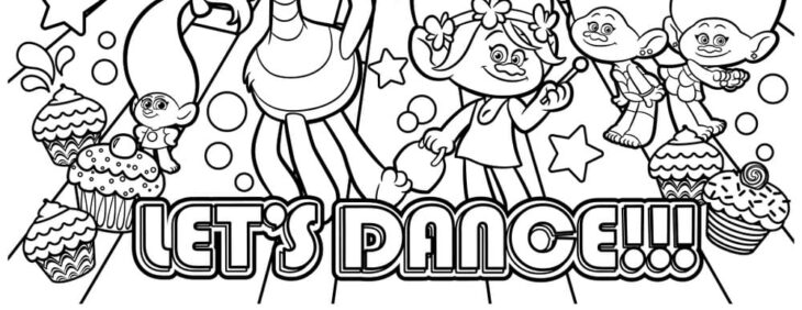 Trolls World Tour Coloring Page Trolls Tour Coloring Party Pages Printable Categories