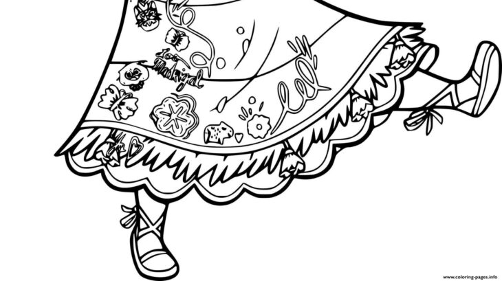 Family Madrigal Coloring Pages Isabela Madrigal Coloring Pages In 2022