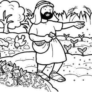 parable of the sower coloring page