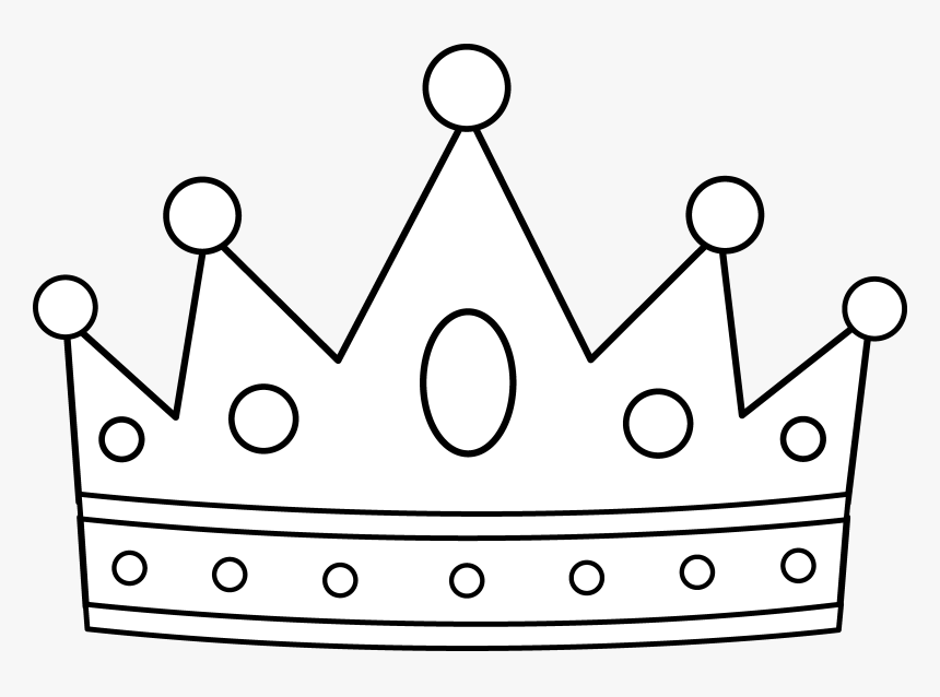 coloring page of a crown