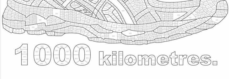 500 Mile Tracker Coloring Page 50 Mile Tracker Coloring Page