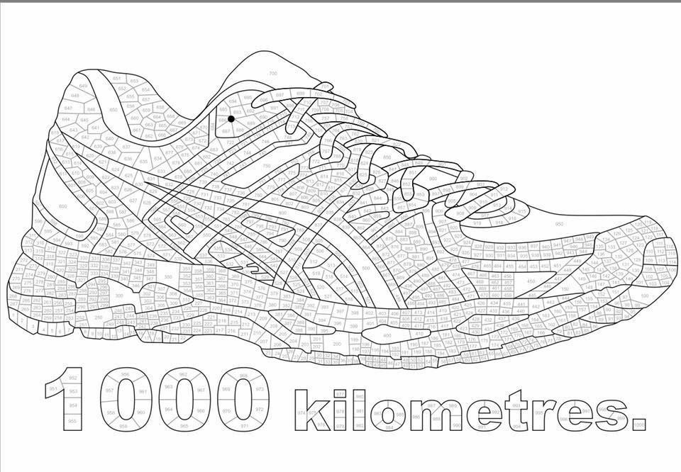 500 mile tracker coloring page