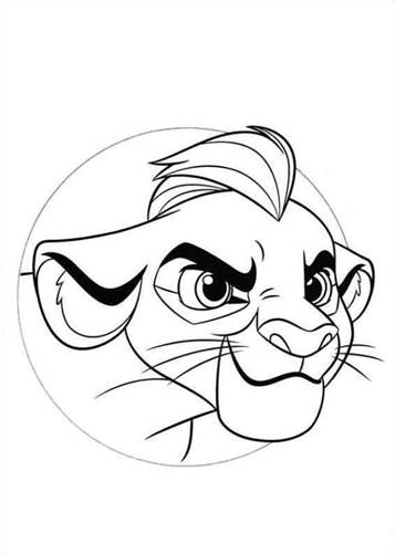 kion coloring page