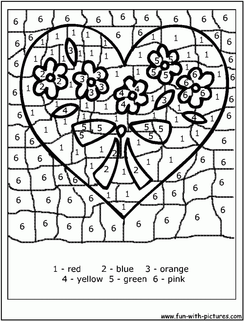 color by number coloring pages hard