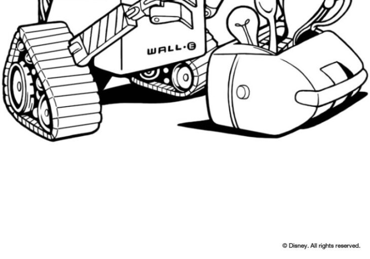 Wall E Coloring Pages Wall-e Coloring Pages