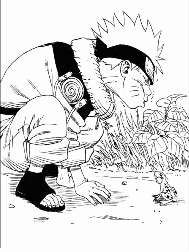 naruto shippuden coloring page