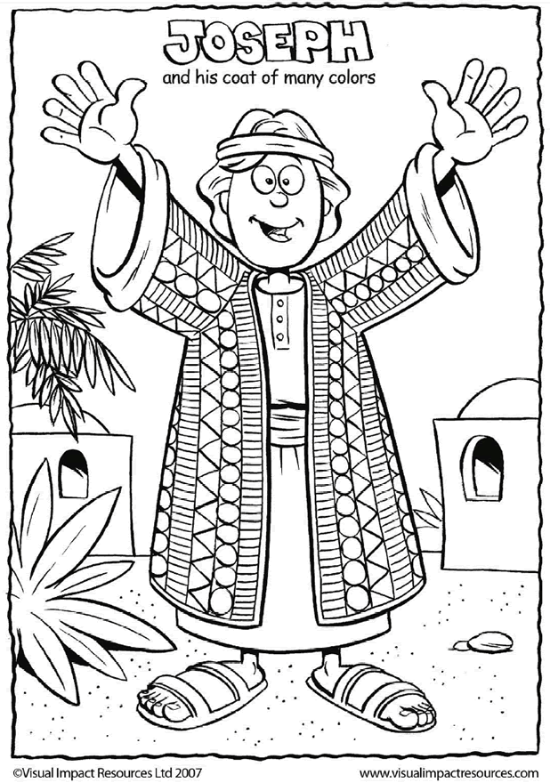 joseph 039 s dream coloring page