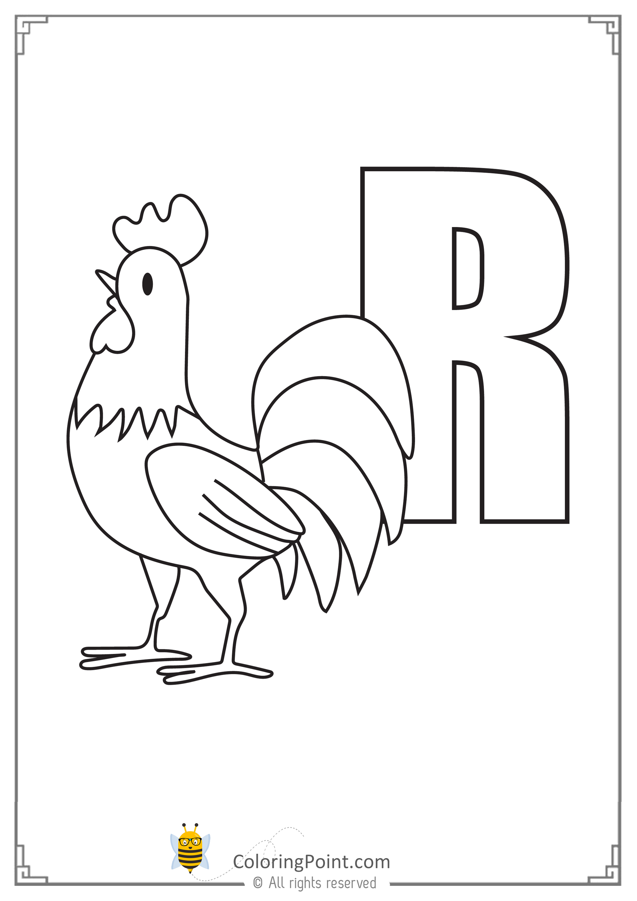 r coloring pages