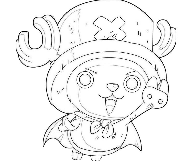 tony tony chopper coloring pages