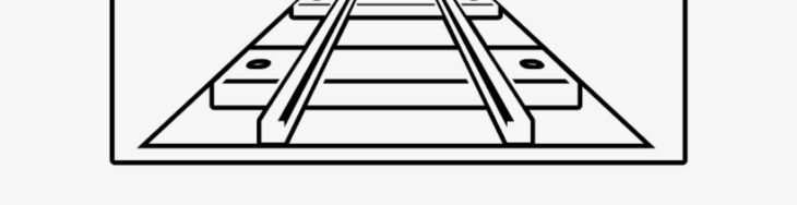 Railroad Tracks Coloring Page Railroad Tracks Drawing At Getdrawings