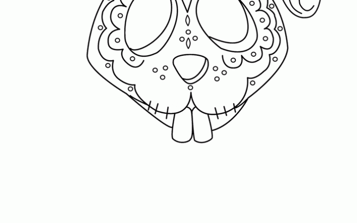 Dia De Los Muertos Coloring Pages Drawing Of Días De Los Muertos (day Of The Dead) Free To Download And