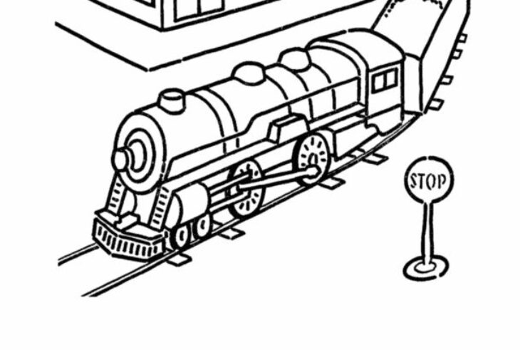 Steam Engine Polar Express Coloring Pages Polar Express Coloring Pages