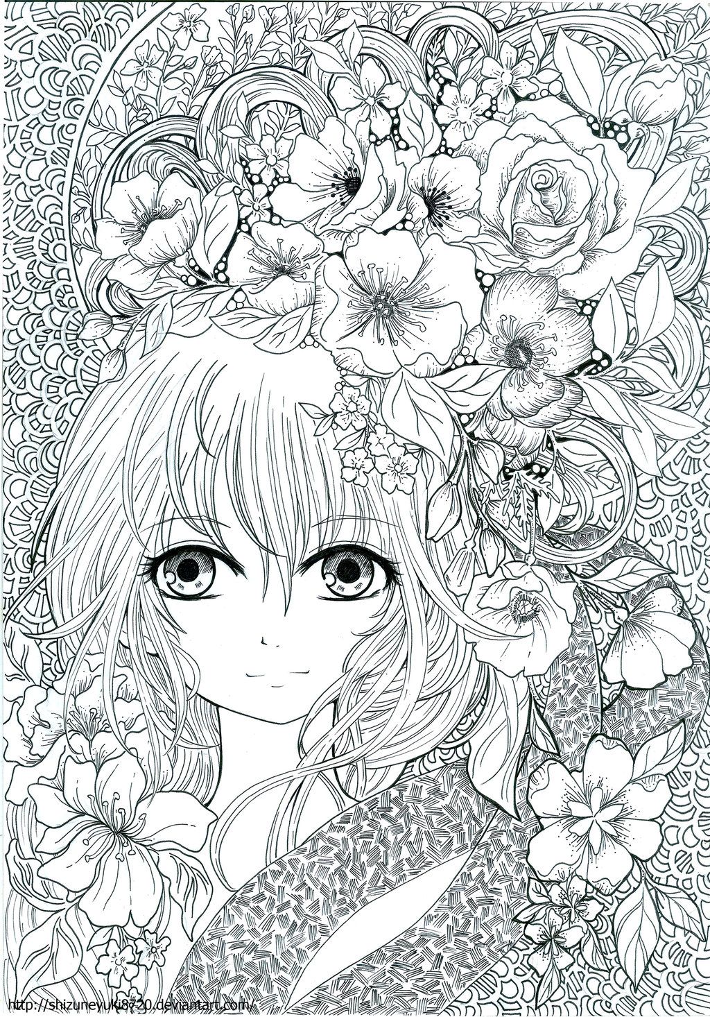 fantasy coloring pages