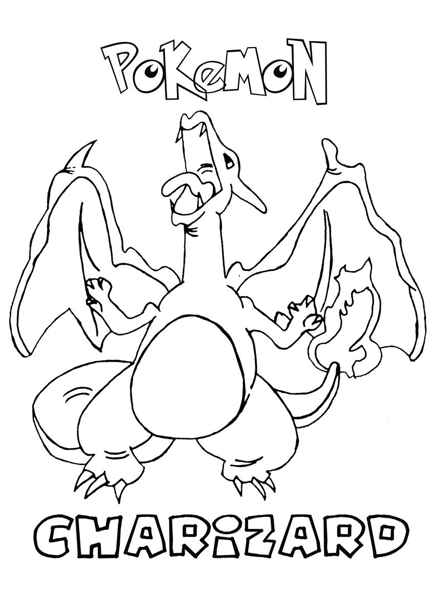 charizard coloring pages