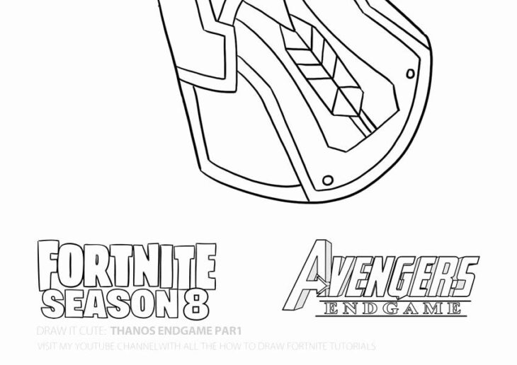 Infinity Gauntlet Coloring Page Gauntlet Thanos