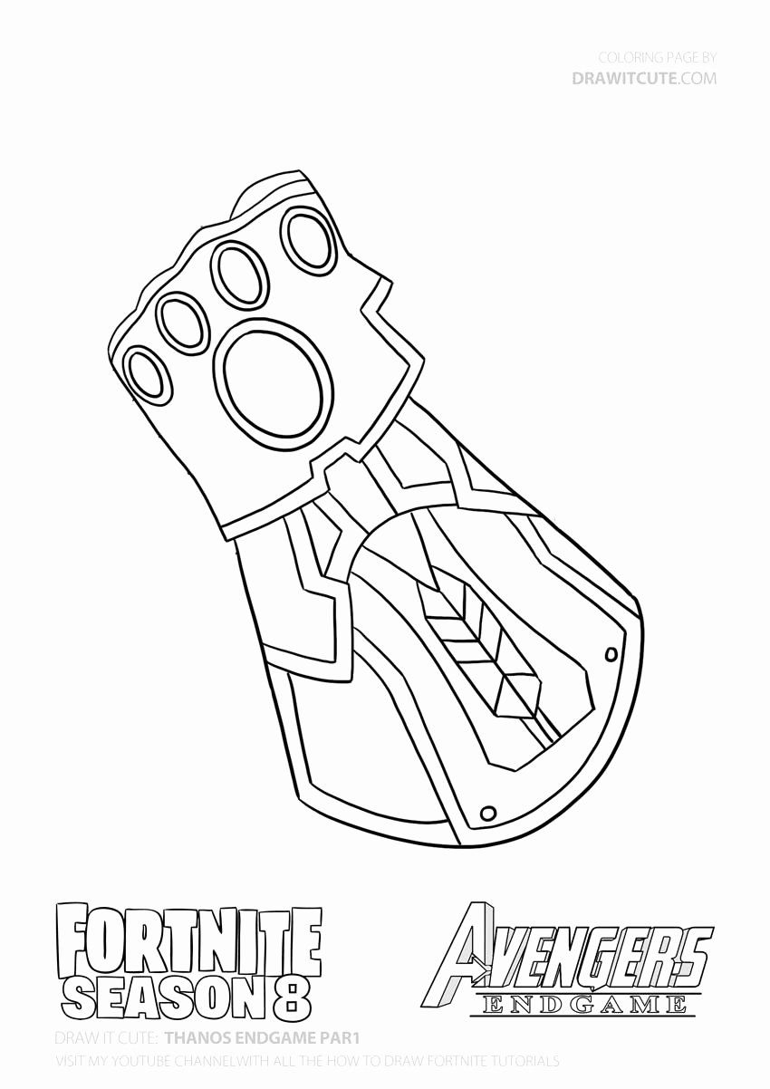 infinity gauntlet coloring page