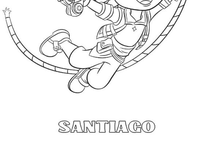 Santiago Coloring Pages Santiago Of The Seas Coloring Pages Printable For Free Download