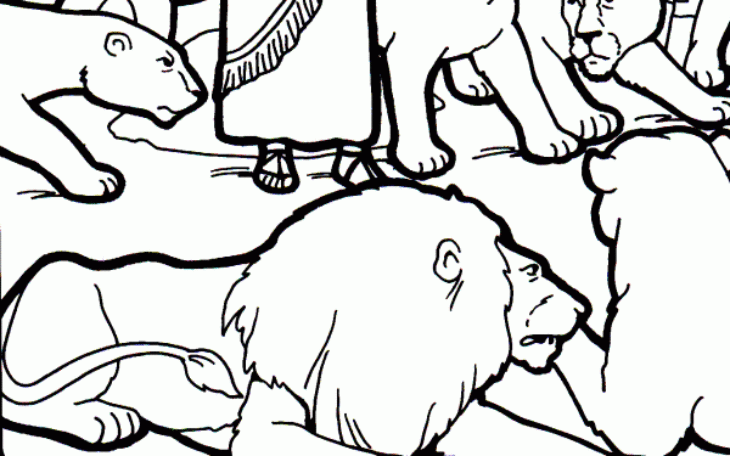 Daniel And Lions Den Coloring Page Daniel And The Lions Den Coloring Pages Free At Getdrawings