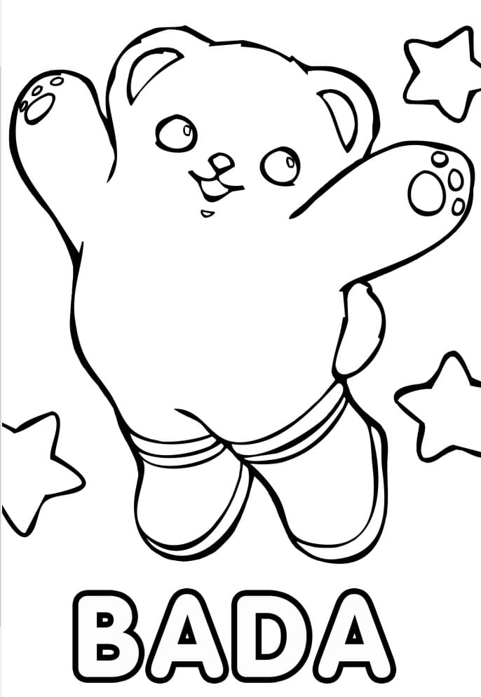 badanamu coloring pages