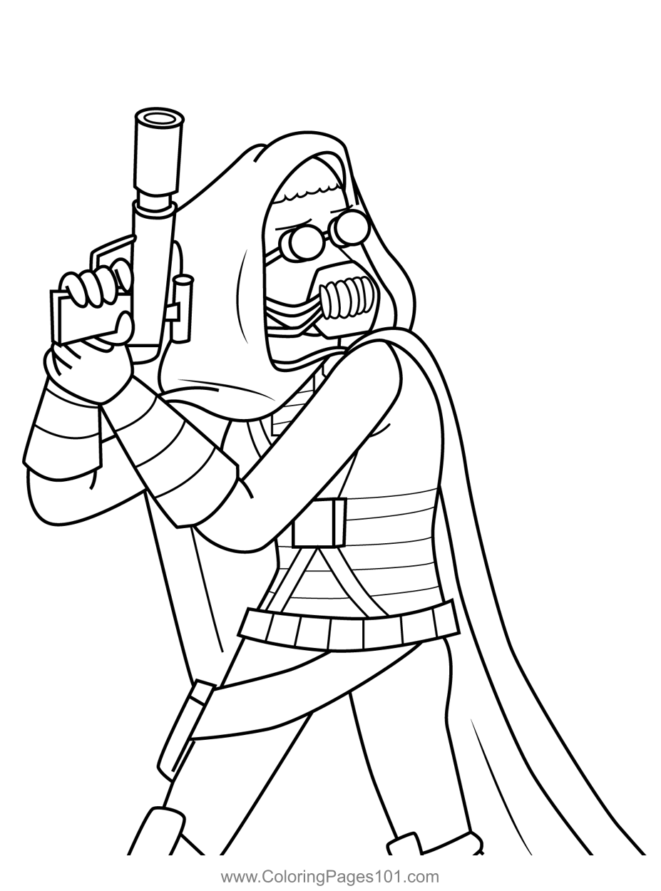 bounty hunter coloring pages