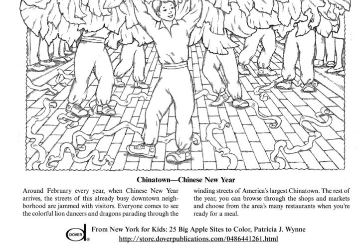 Chinese New Year Printable Coloring Pages Chinese New Year Coloring Pages