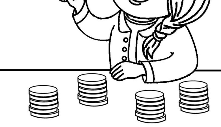 Money Coloring Pages Money Coloring Page 10