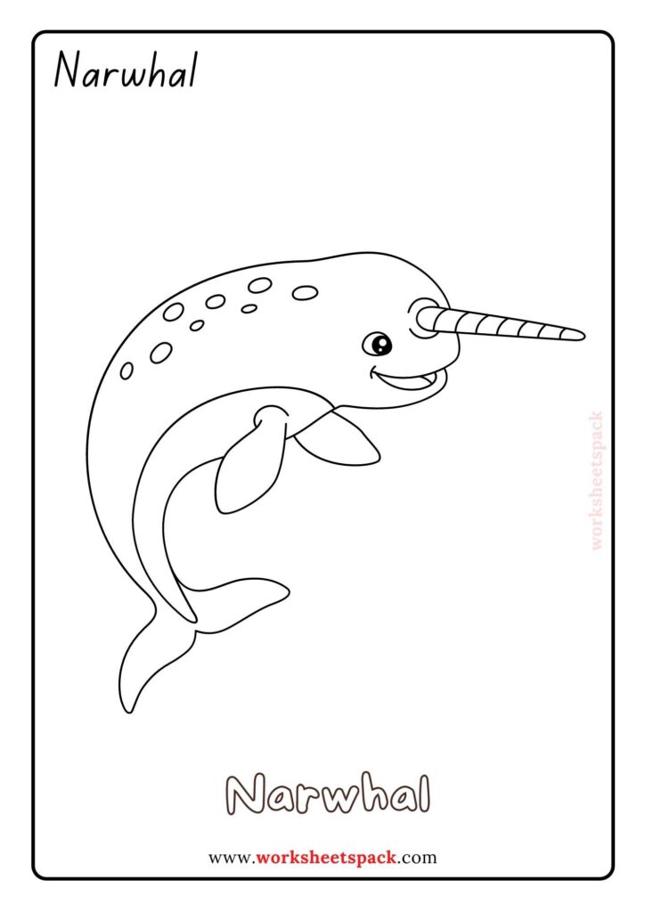 arctic animals coloring pages for preschoolers