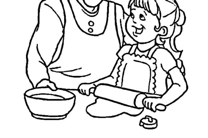 Grandmother Coloring Pages Grandmother Coloring Pages At Getdrawings