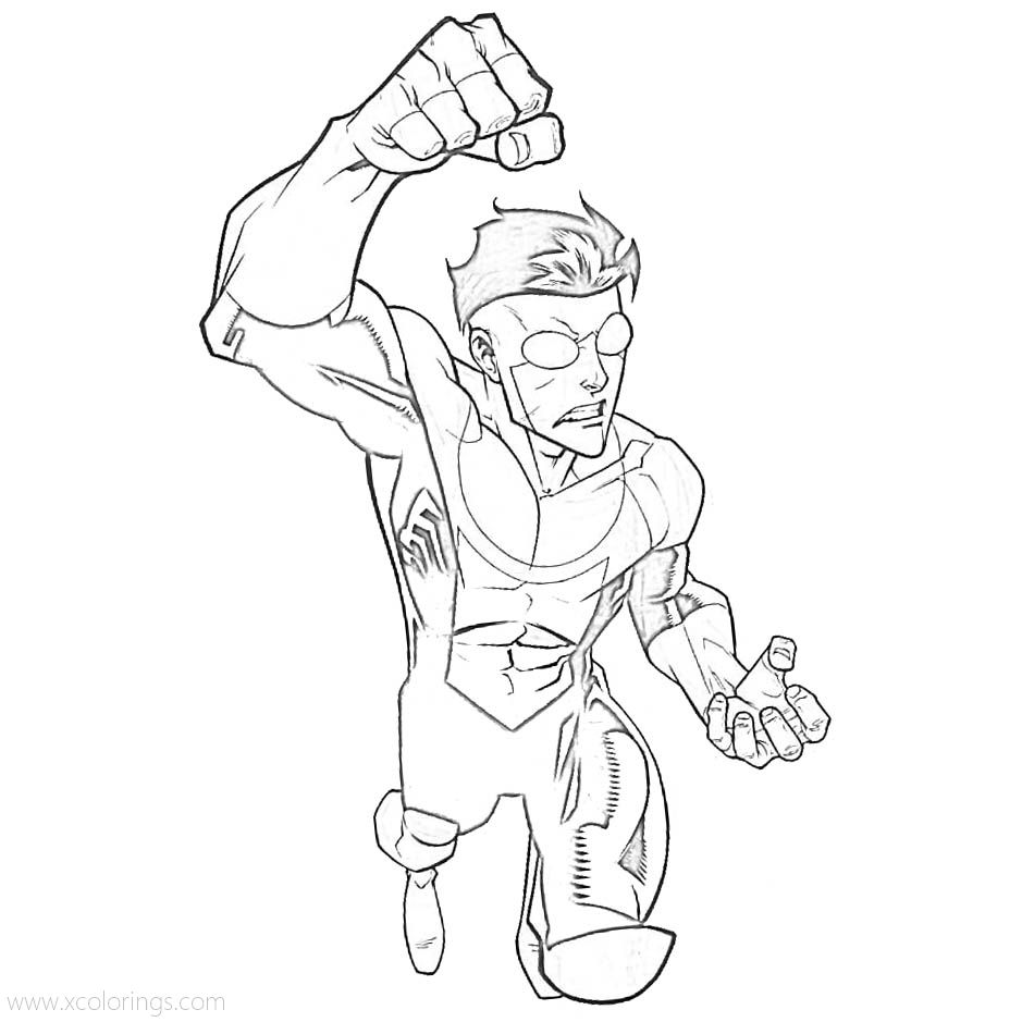 invincible coloring pages