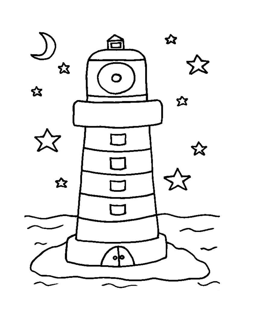 lighthouse coloring pages for adults