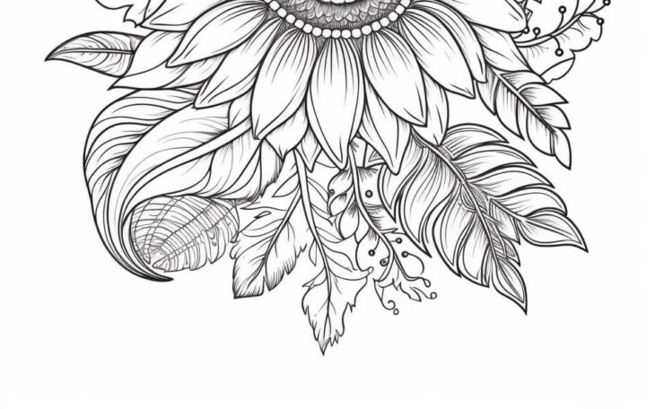 Mandala Sunflower Coloring Page Mandala Sunflower Coloring Pages Wonderweirded Adult Flower Sunflowers Color Kids Mandalas Wildlife