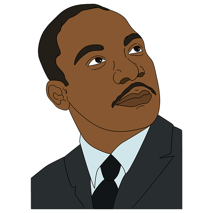 martin luther king jr dibujos