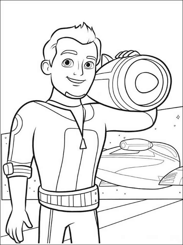 miles from tomorrowland coloring pages