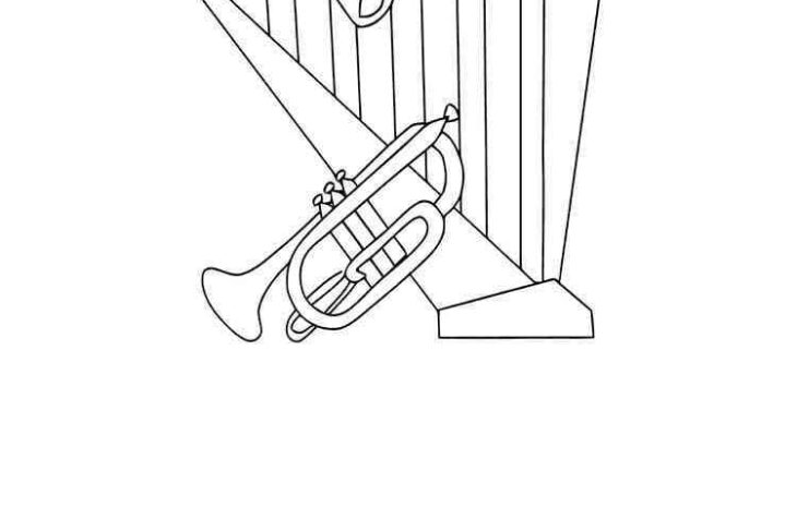 Musical Instrument Coloring Pages Drum Drawing Musical Coloring Music Kids Instruments Set Instrument Pages Kit Clipart Note Drums Drawings Outline Clip Color Boys Print