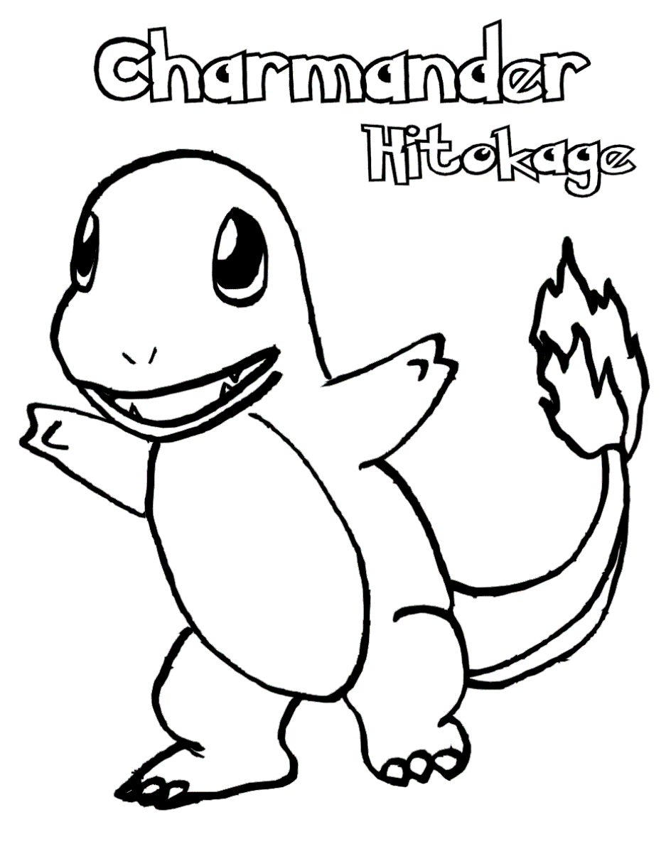 charmander coloring pages