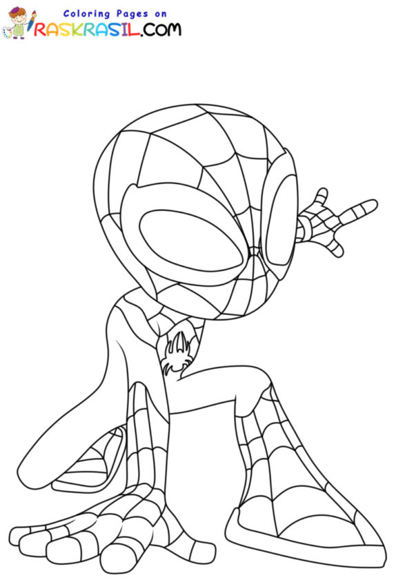 Spidey and His Amazing Friends Coloring Pages