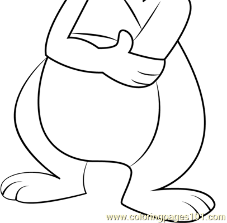 Snowball Coloring Page Snowball Coloring Page At Getcolorings.com