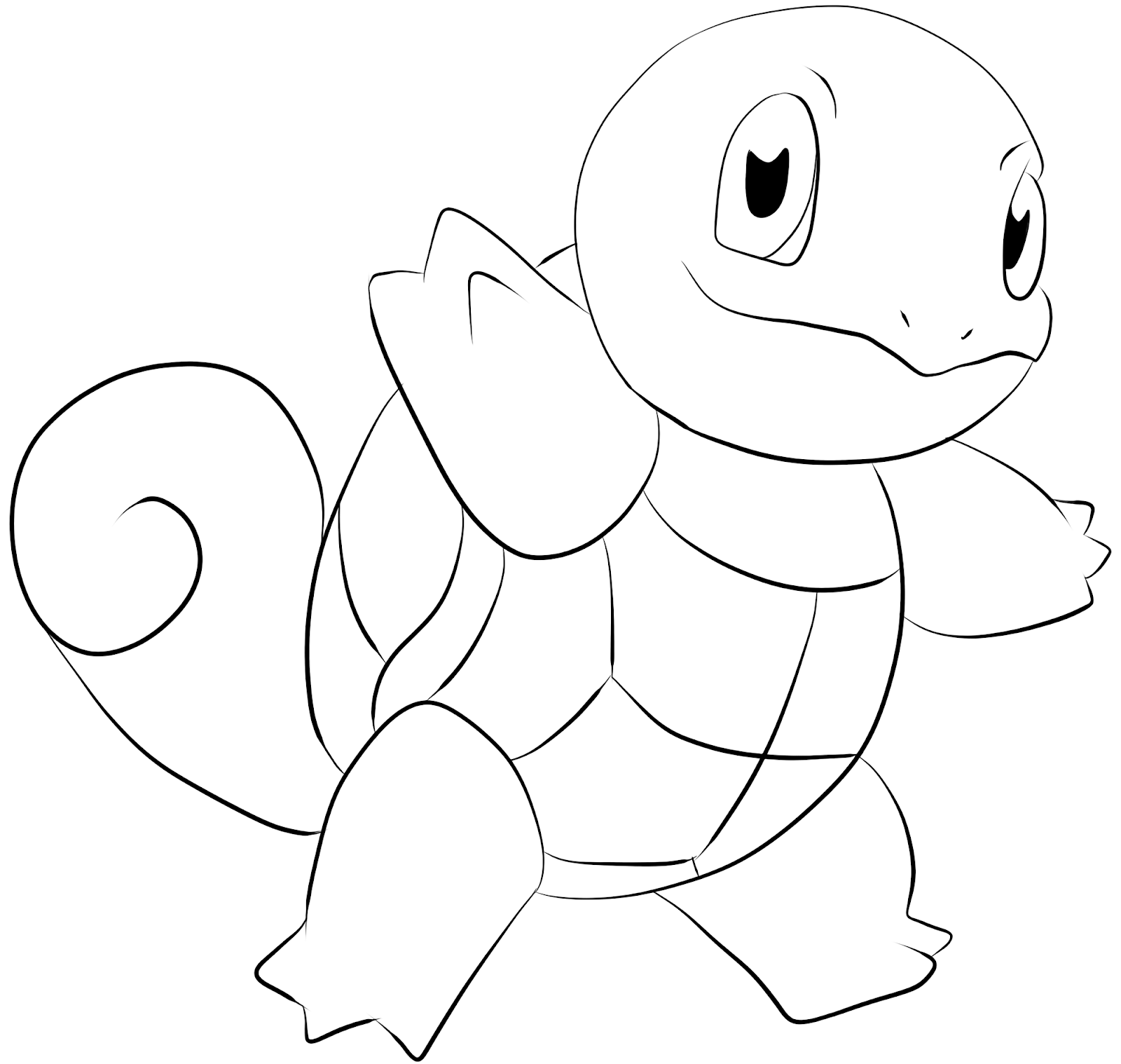 squirtle coloring pages