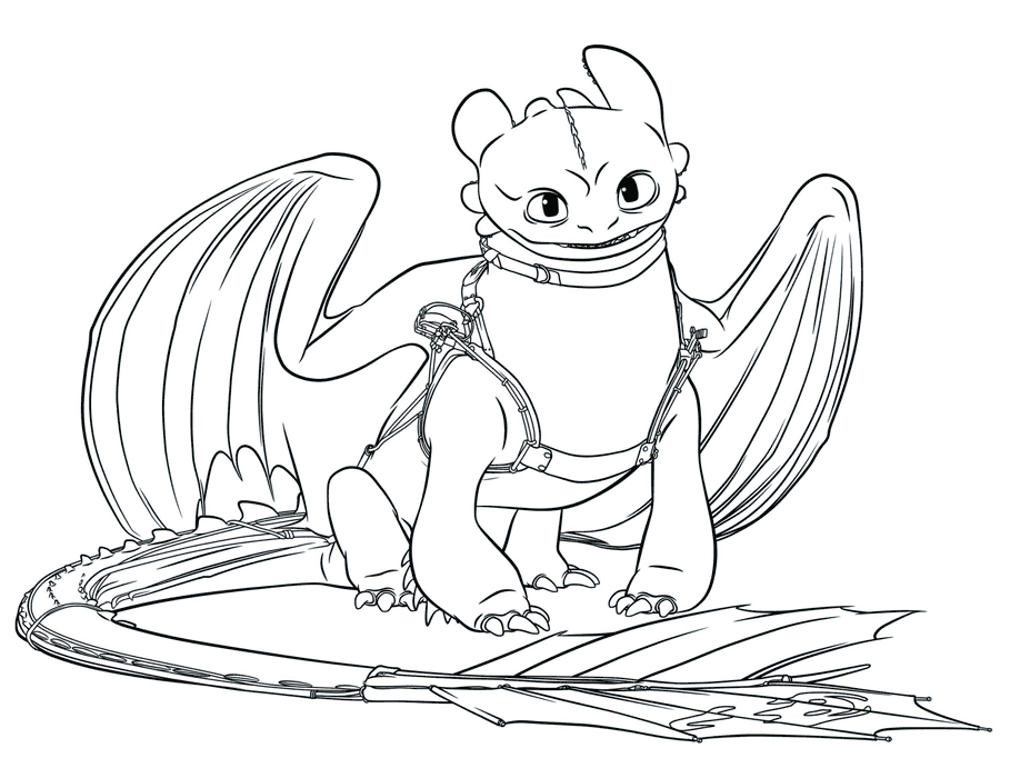 coloring pages of toothless