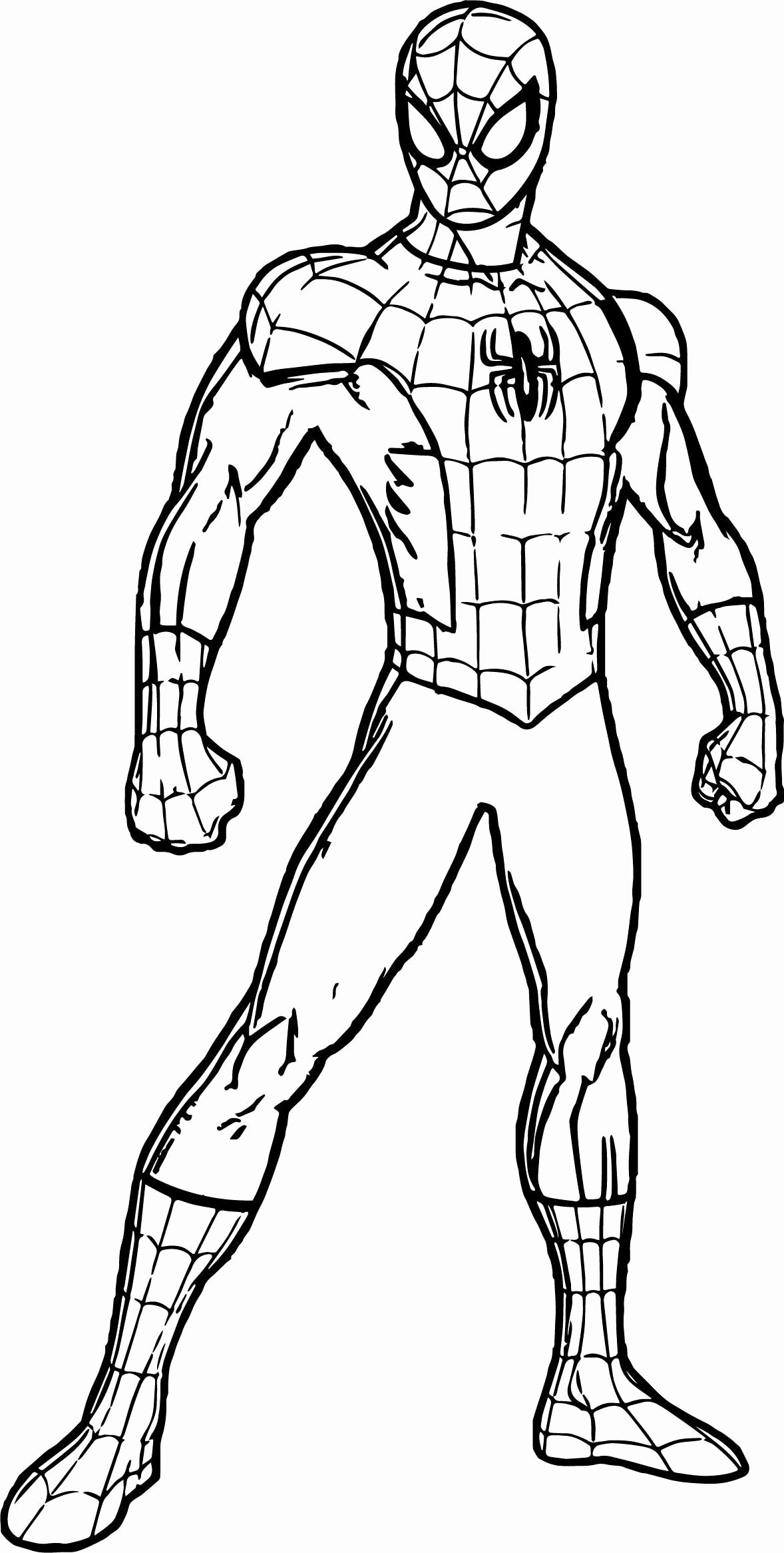 black spider man coloring pages