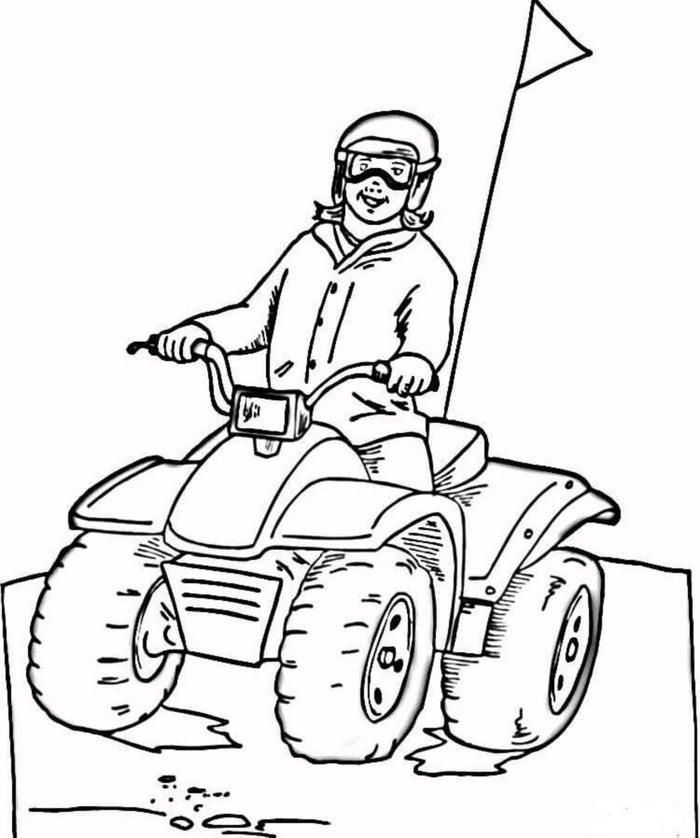 dune buggy coloring page