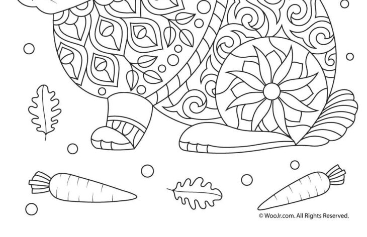 Rabbit Coloring Pages For Adults Roger Rabbit Coloring Pages At Getcolorings.com