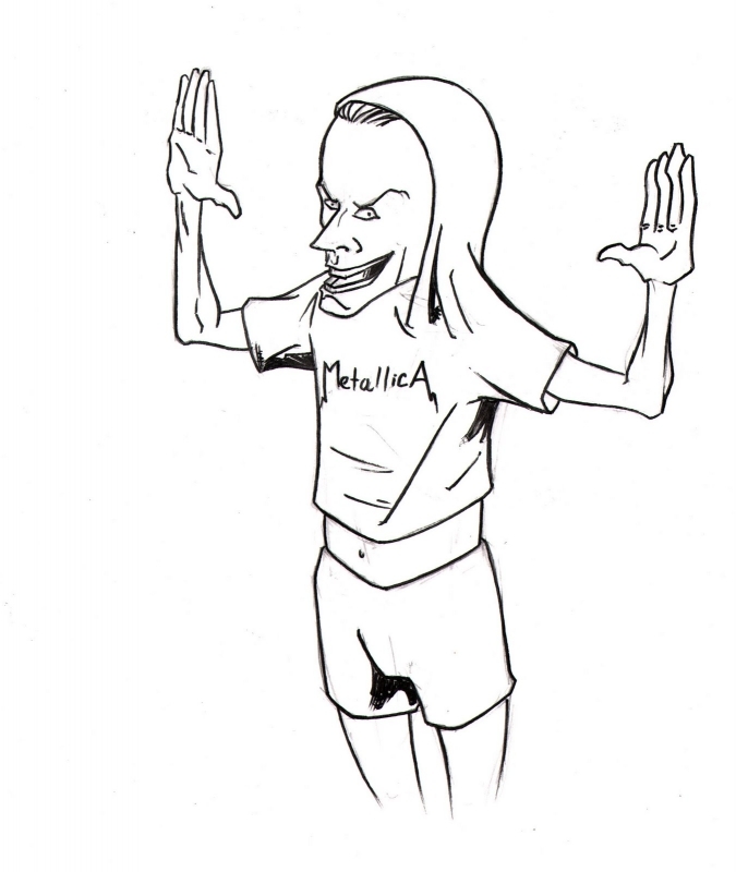 beavis and butthead coloring pages