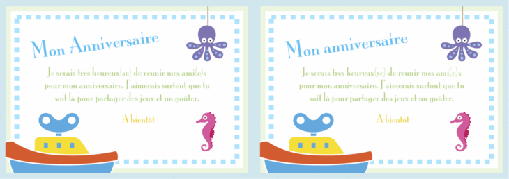 Carte D Invitation Anniversaire Gratuite A Imprimer Invitations Anniversaire Enfant Gratuites